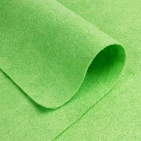 Chartreuse Wool Felt Sheets 35%
