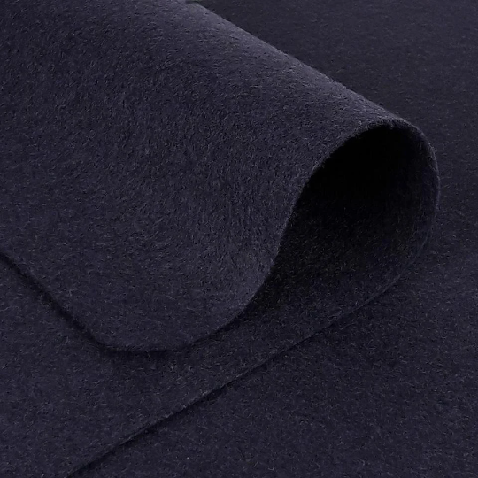 Navy Blue Wool Felt Sheets 20%